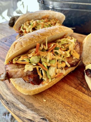 Delicious Pork Belly Sandwich