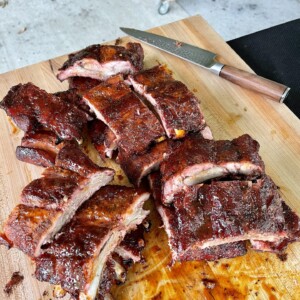 cut finished ribs