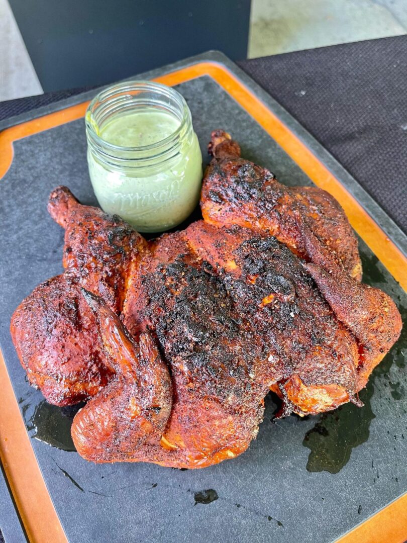 finished chicken