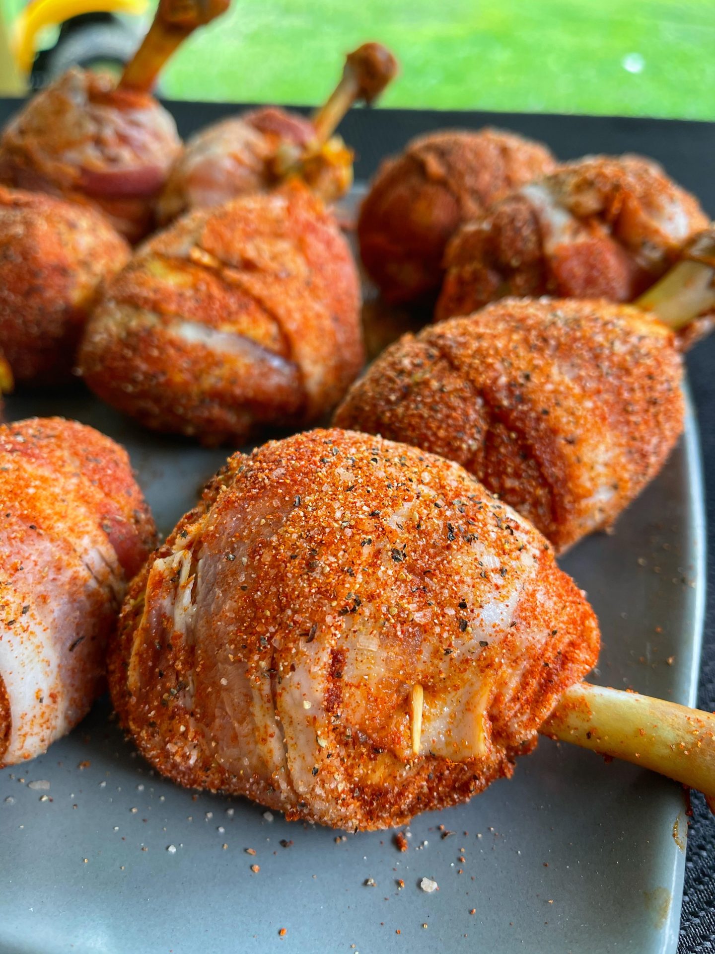 prepped chicken