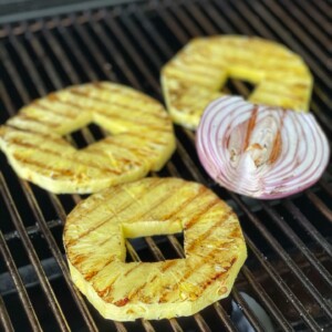 roasted pineapple