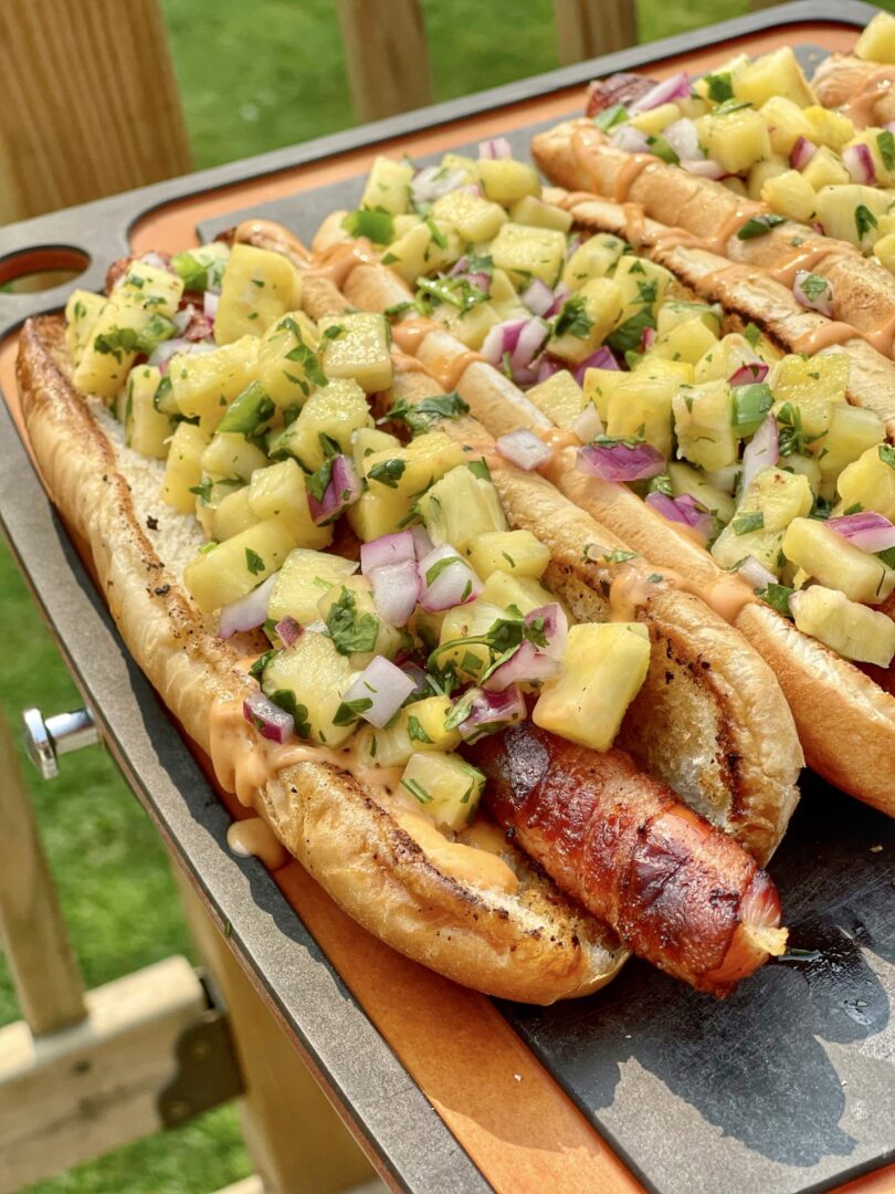 Hawaiian hot dog