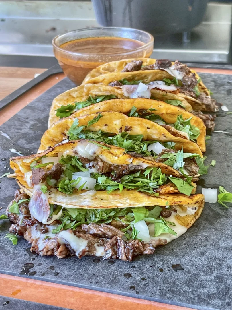 Birria tacos