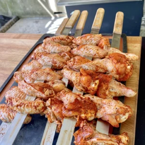 prepped thai wings