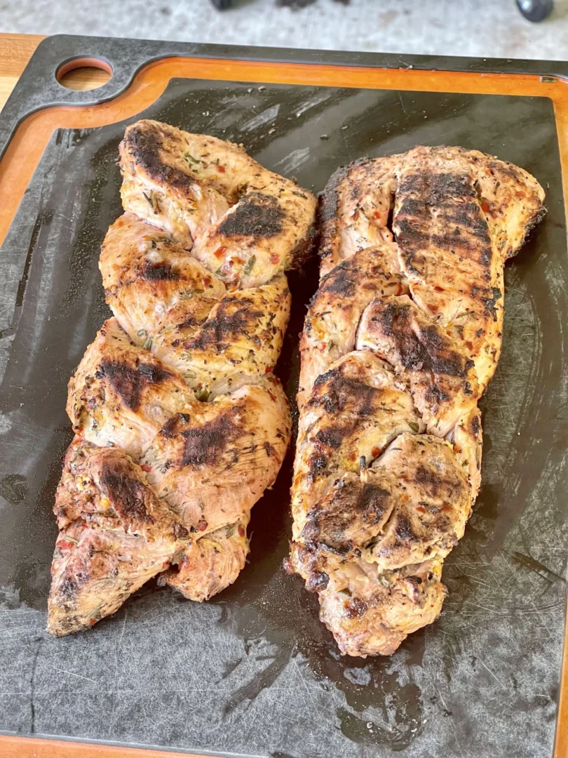 braided pork loin