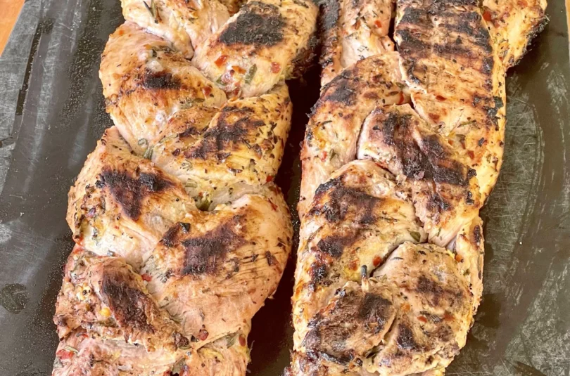 braided pork loin