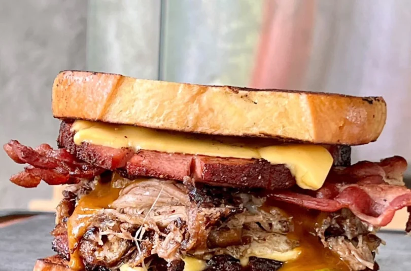 smoked bologna and pulled pork
