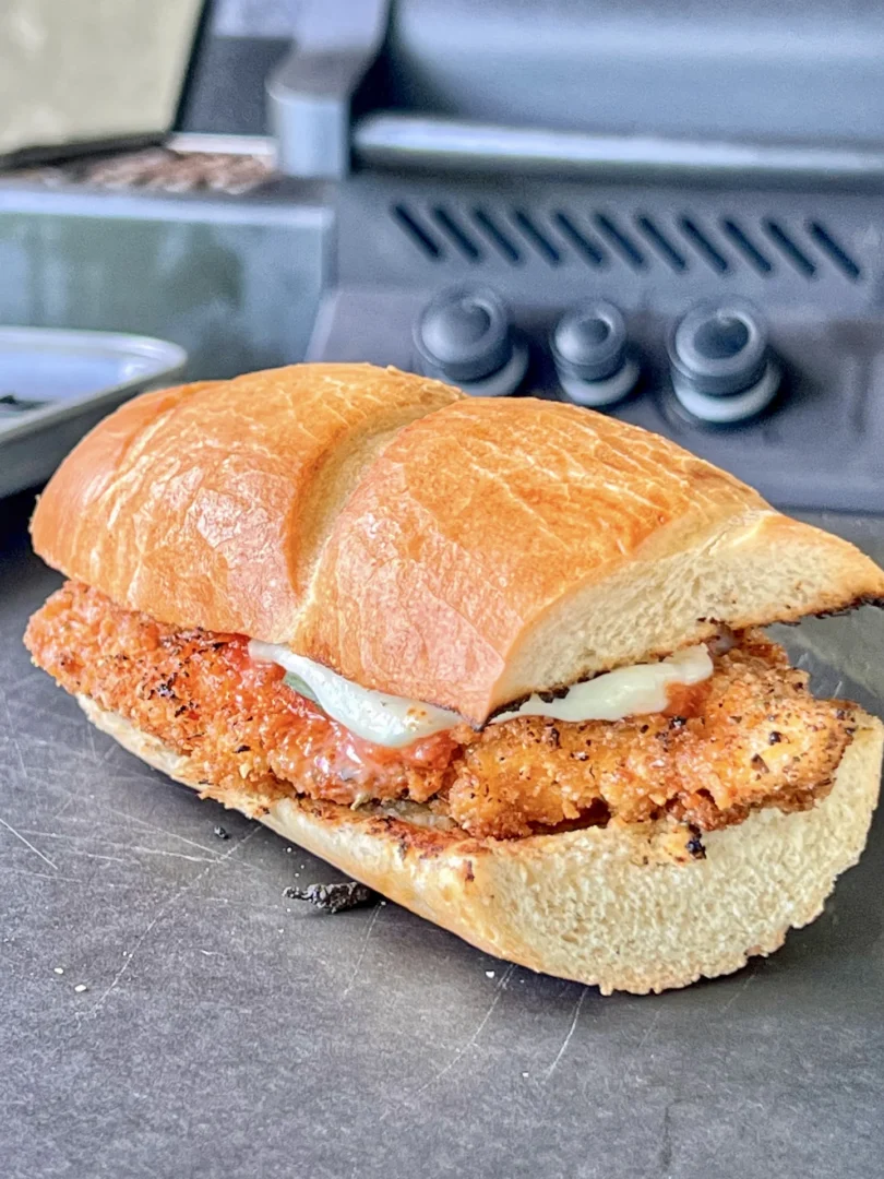 chicken parmesan sandwich