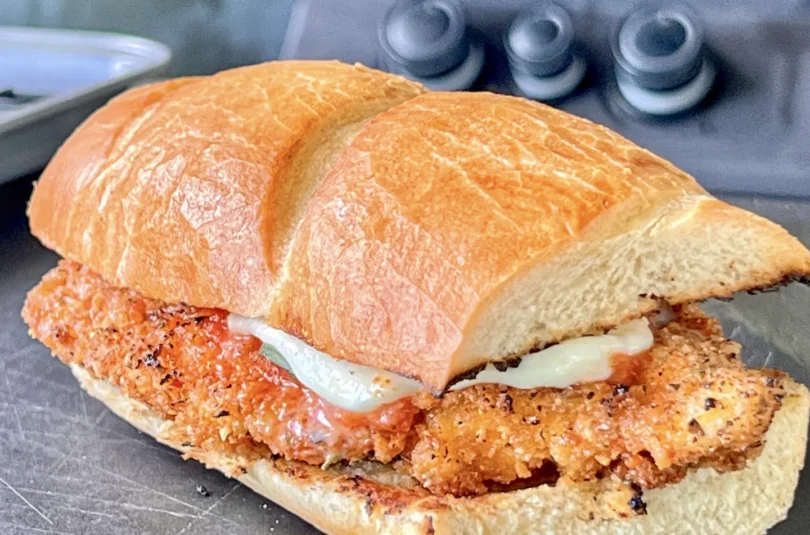 chicken parmesan sandwich