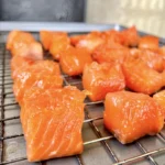 raw salmon