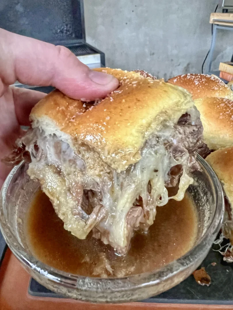 french onion dip slider