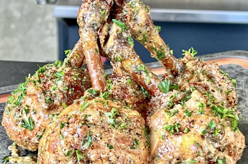 Lollipop lemon pepper chicken