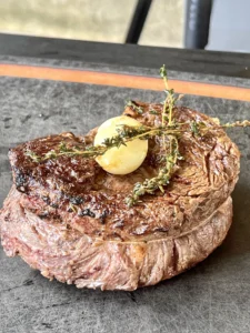 grilled ribeye steak