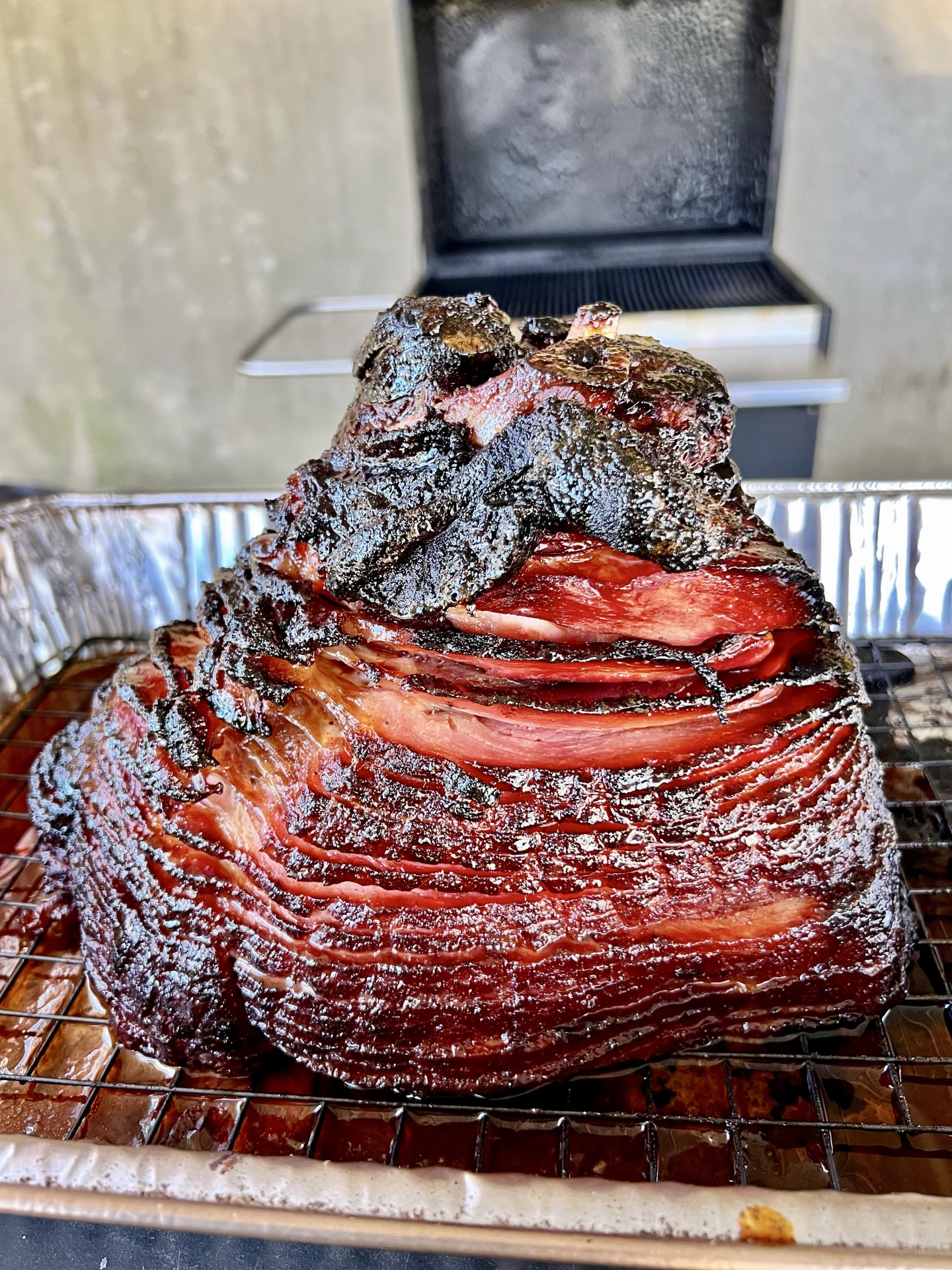 brown sugar honey glazed ham