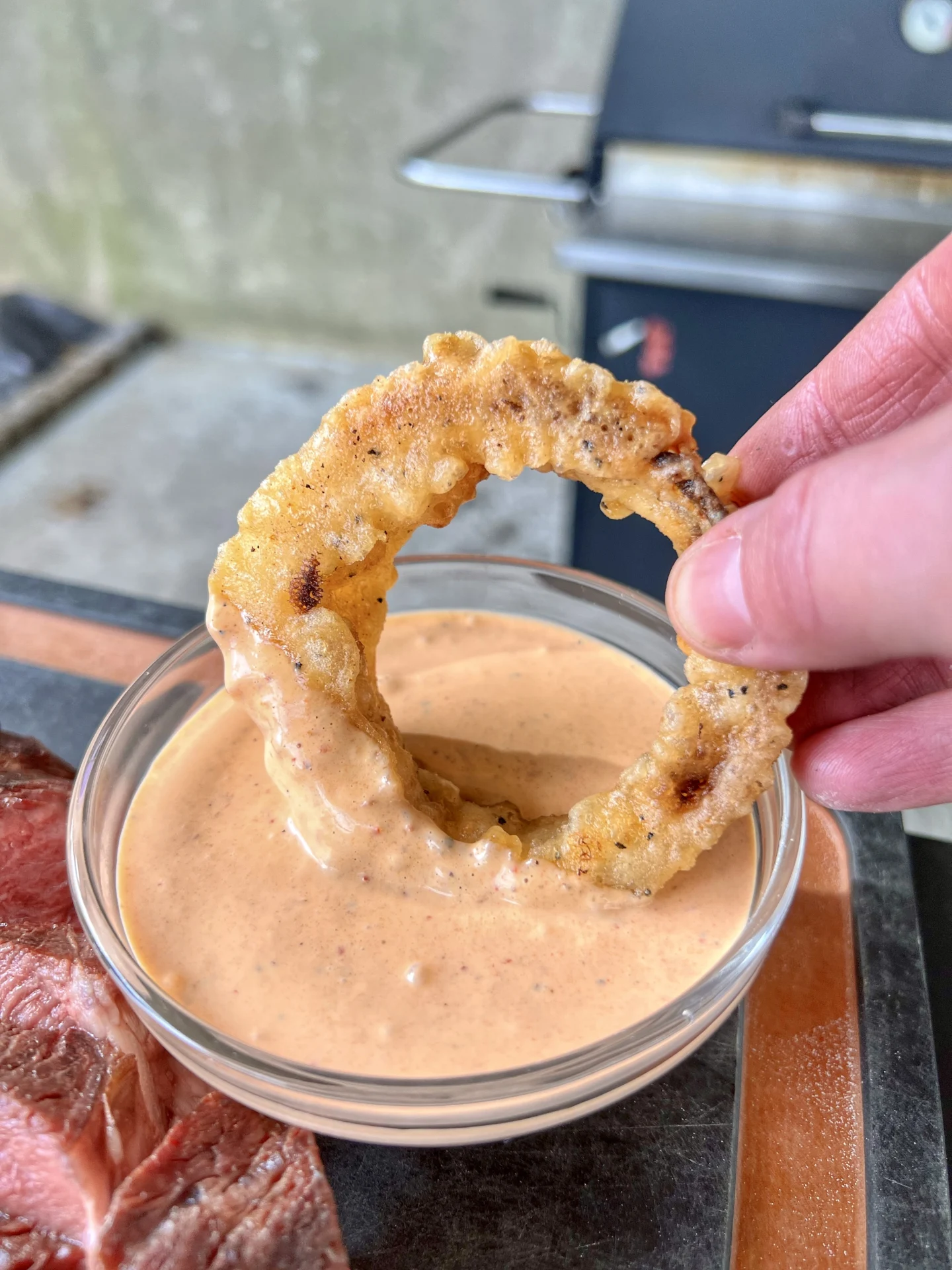 deep fried onion rings