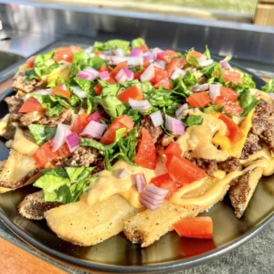 chopped cheese potato wedges