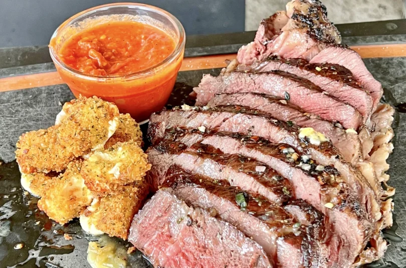 grilled ribeye steak