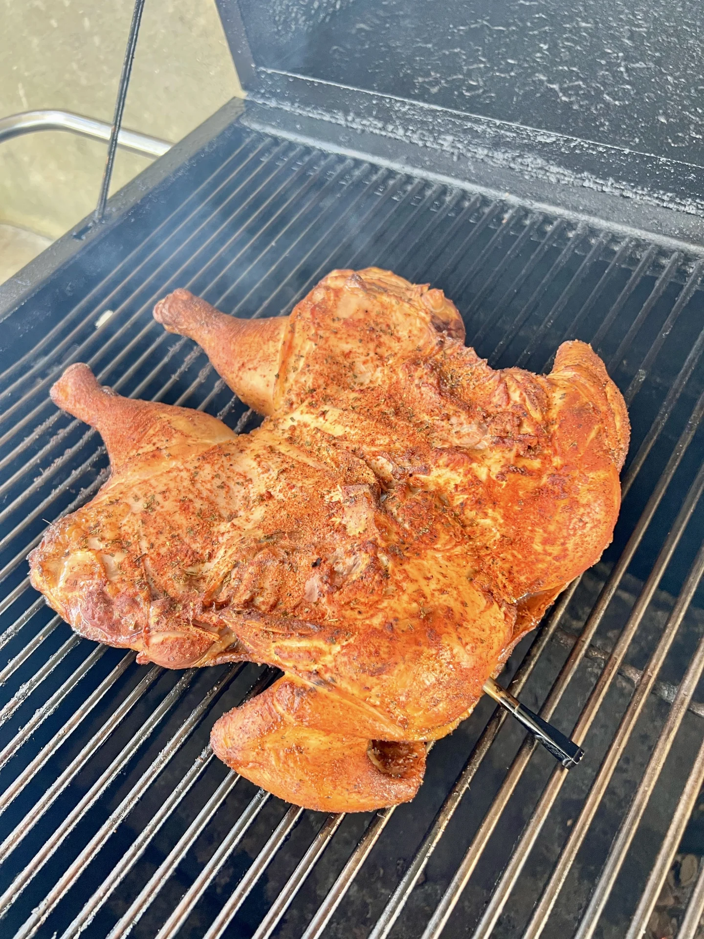 smoked whole chicken