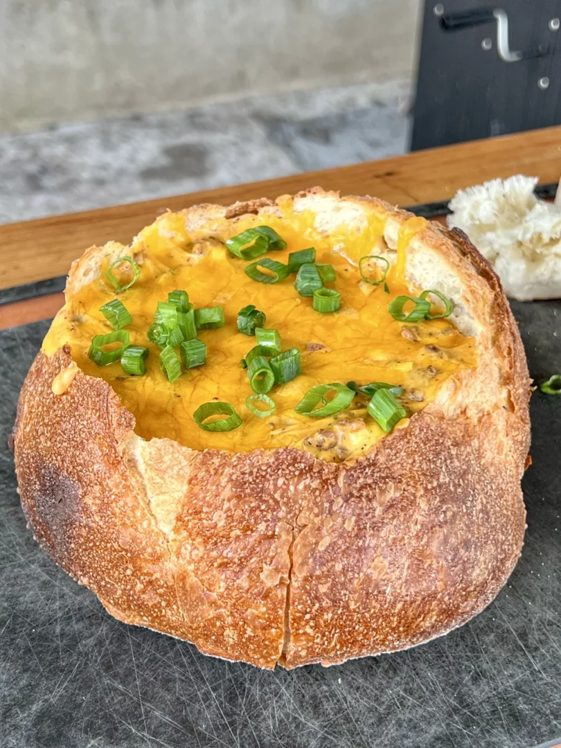 queso bread bowl