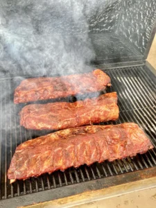 glazed smoked ribs