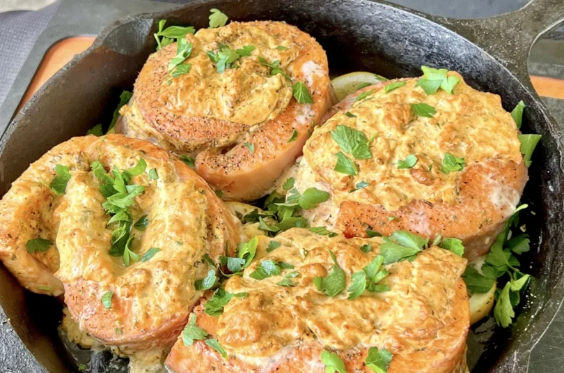 salmon pinwheels