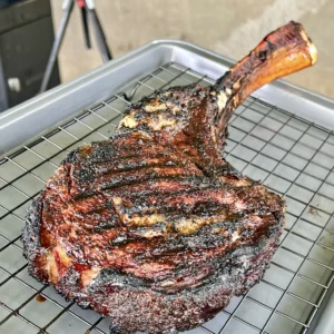 reverse seared steak