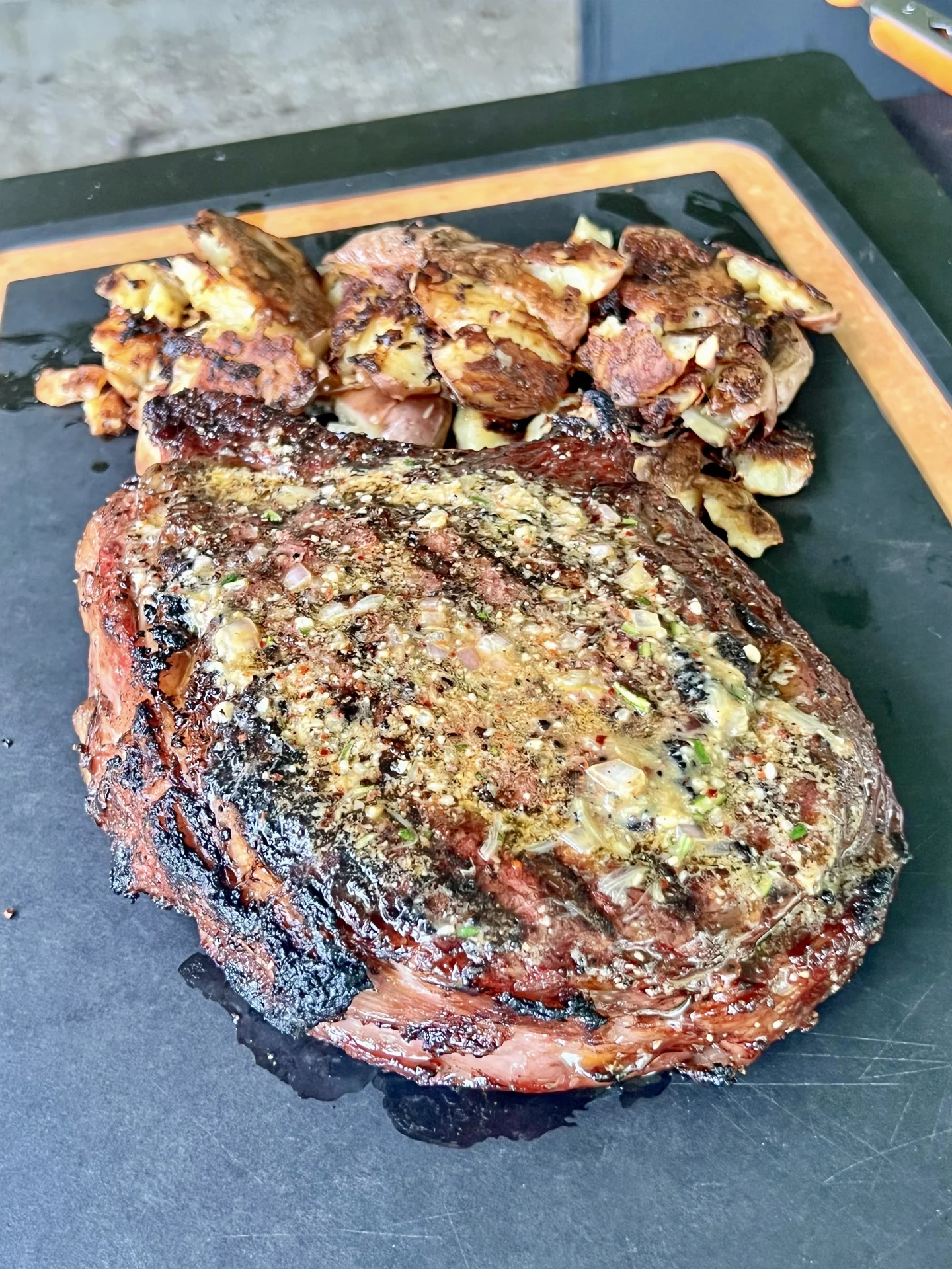 roasted steaks