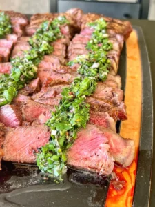 roasted garlic chimichurri