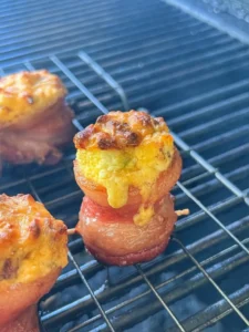 triple pig shot on a grill