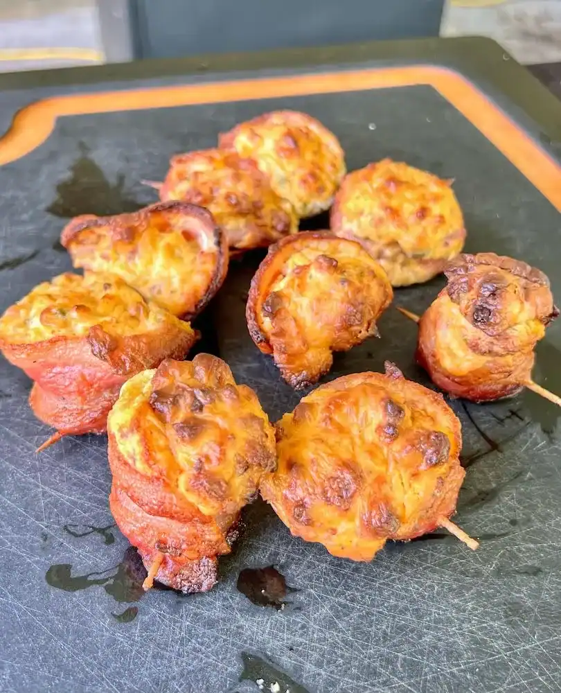 pig shots on a cutting board