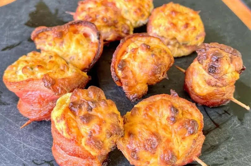 pig shots on a cutting board