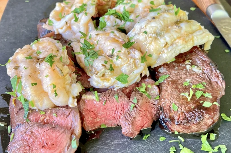 Surf N Turf Steak and Lobster
