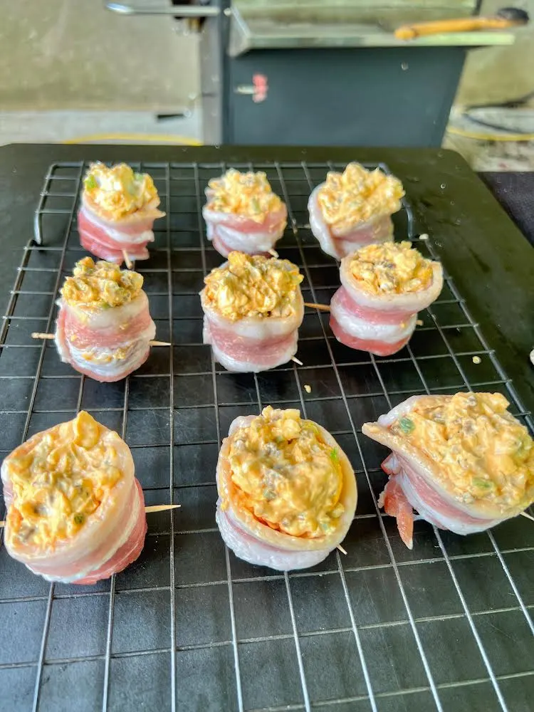 prepped pig shots