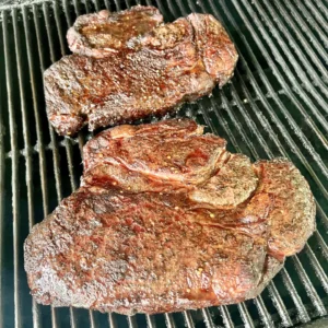 beef on the grill