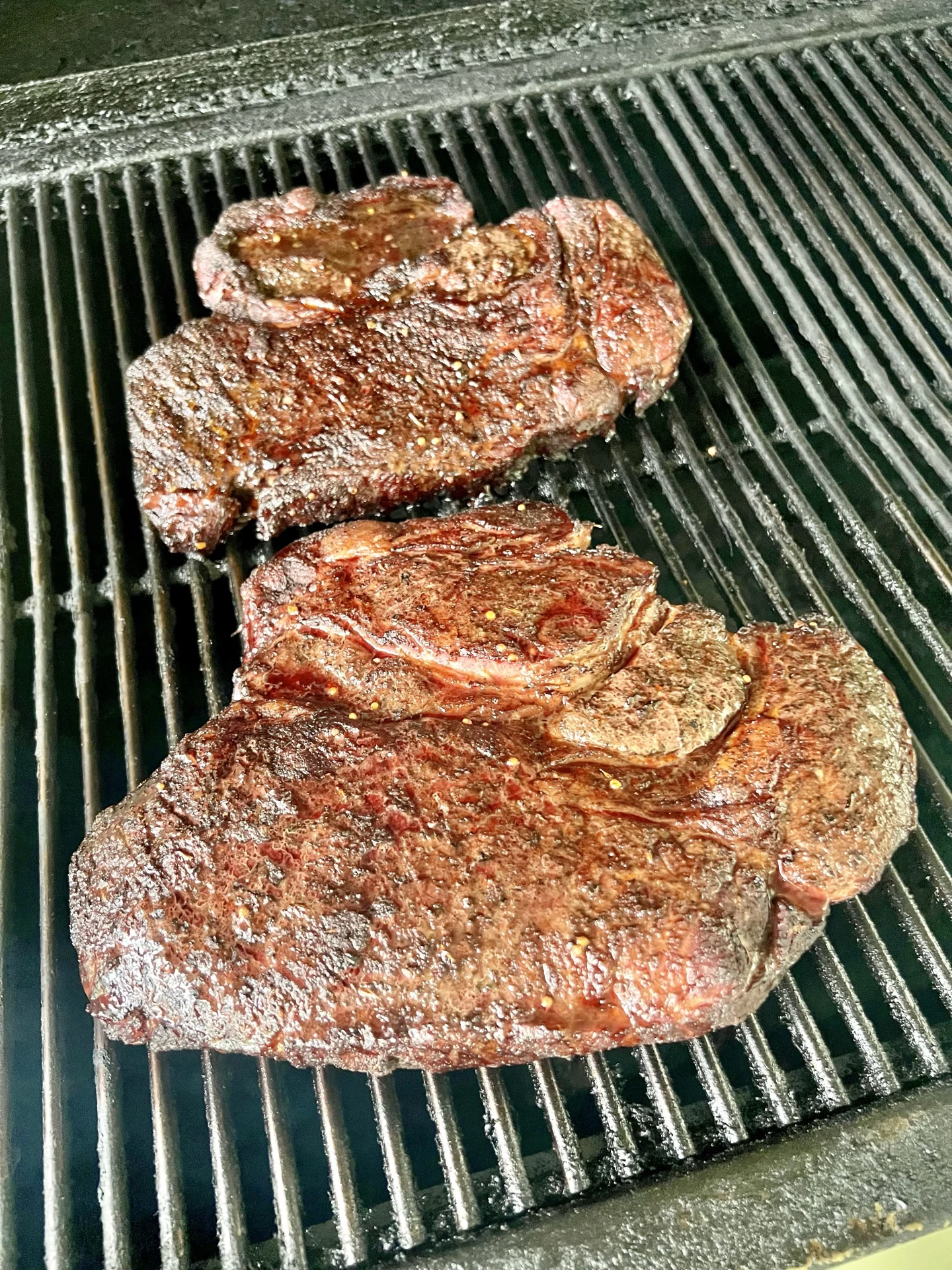 beef on the grill