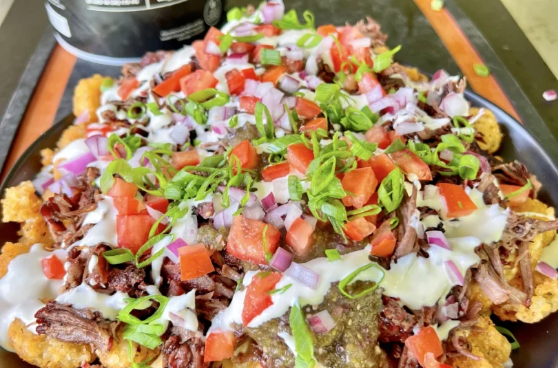 beef rib tater tots