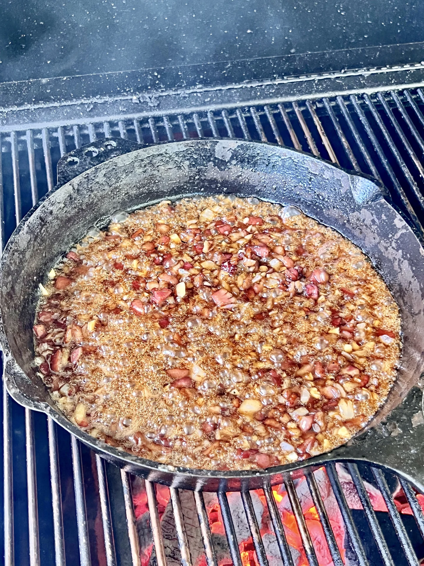bacon jam on the grill