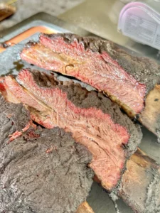 cut open beef ribs