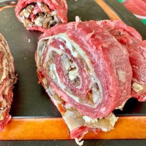 rolled up steak pinwheels