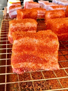 seasoned pork belly