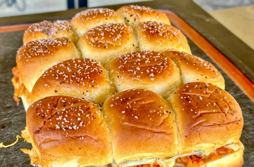 smoked chicken sliders