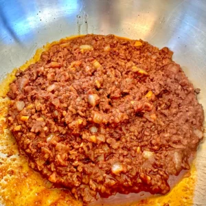 chili and cheese in a bowl