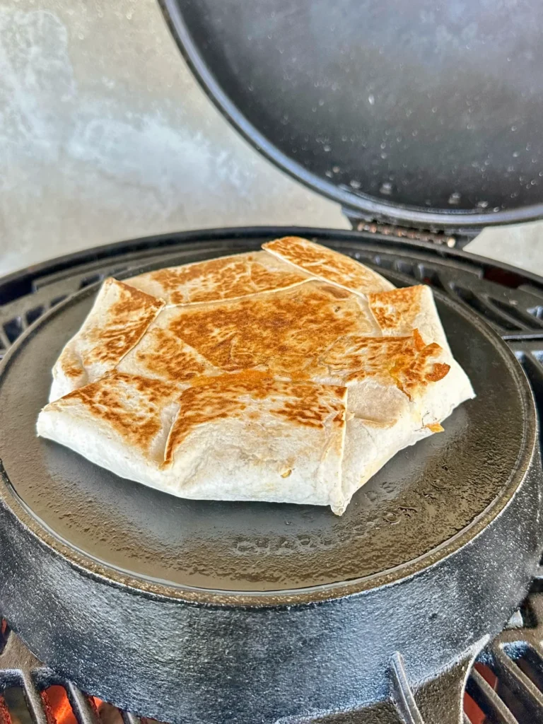 crunch wrap on cast iron