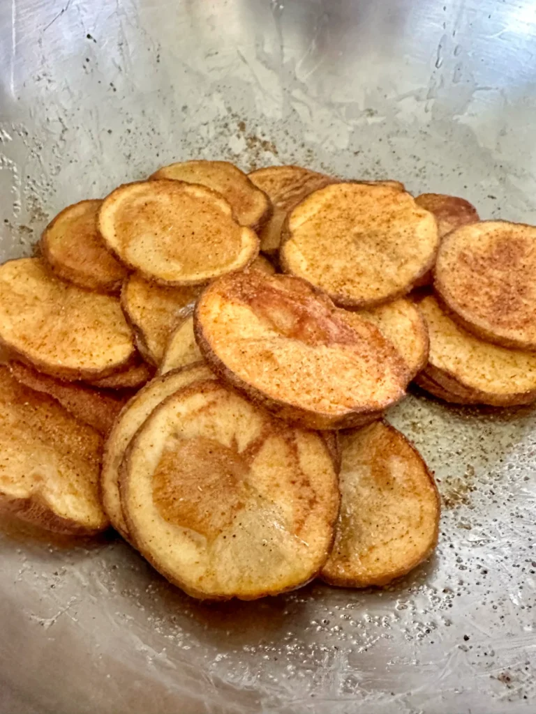 potato chips in a bowl
