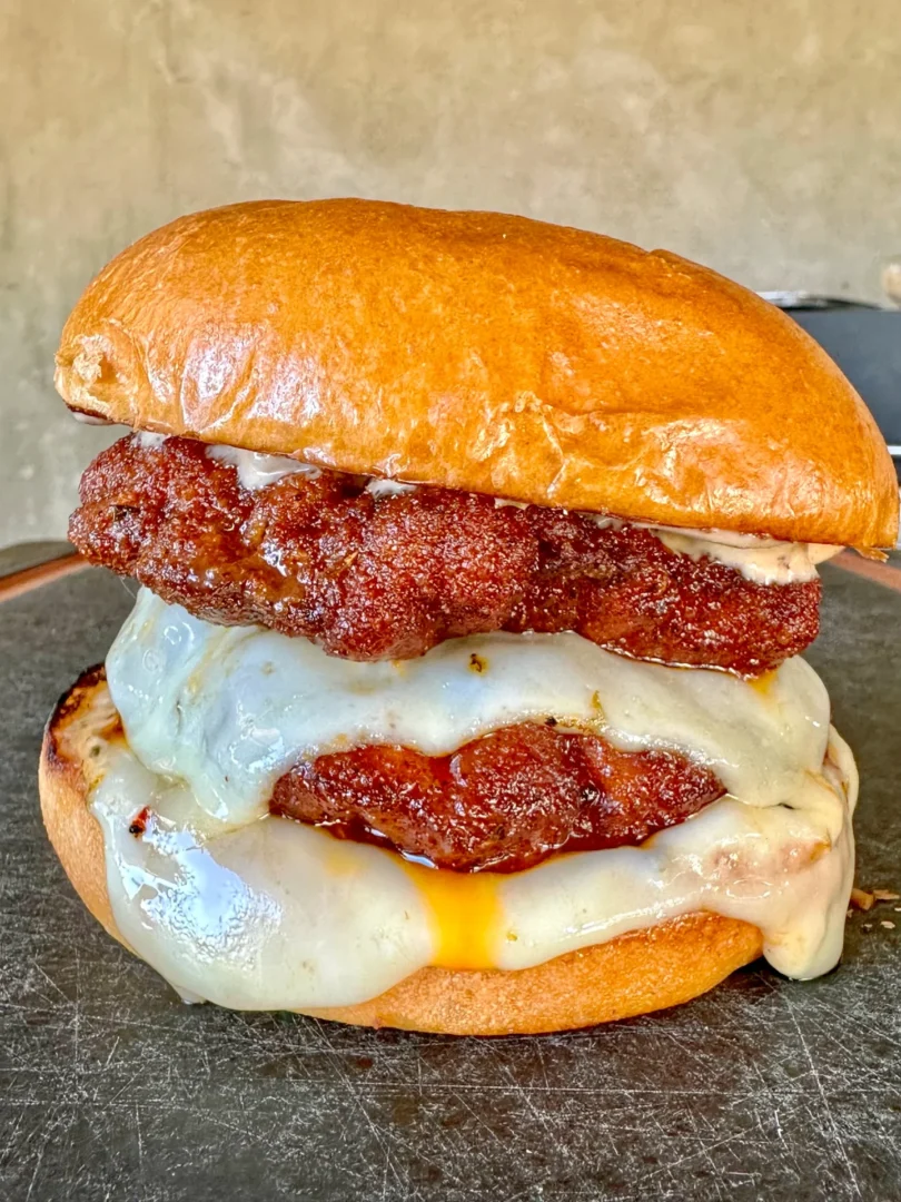 cajun ot honey pork sandwich