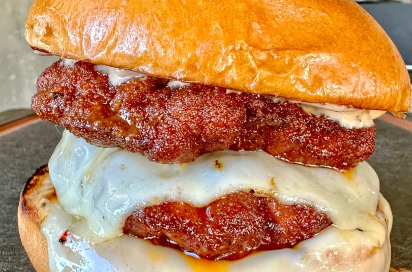 cajun ot honey pork sandwich