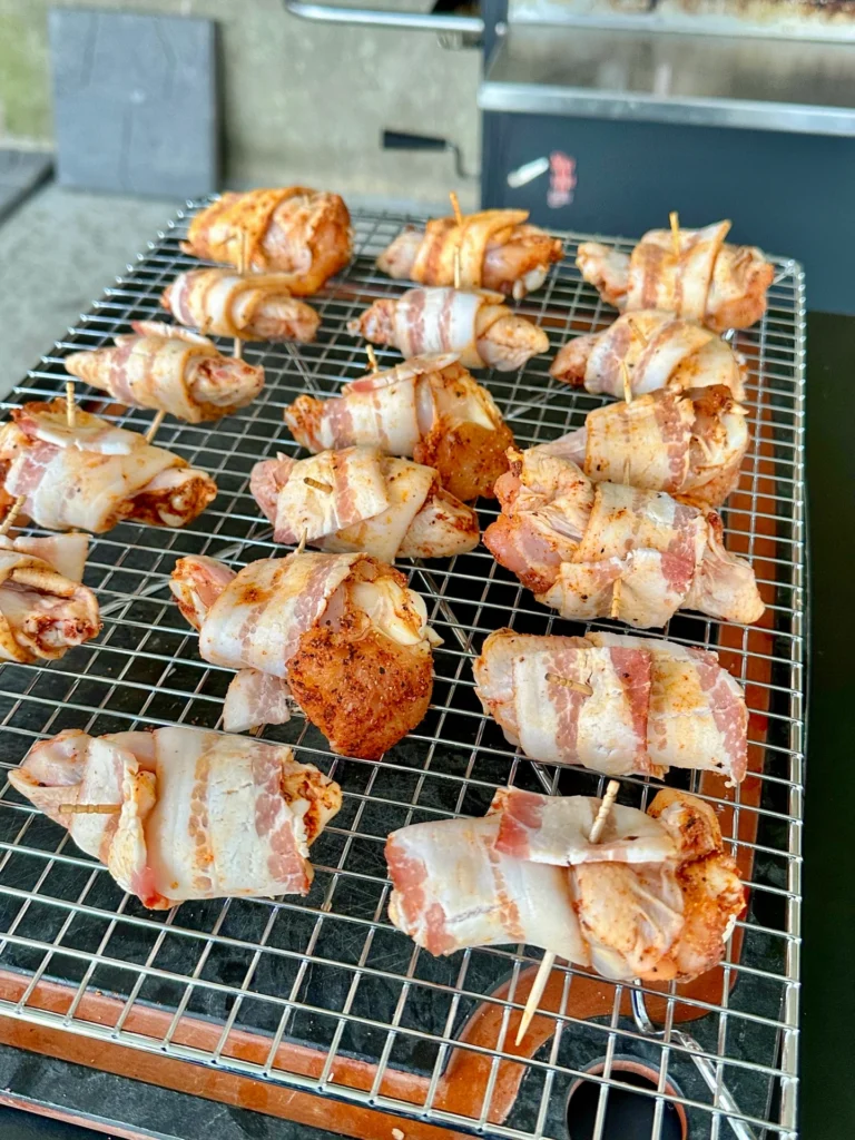 bacon wrapped wings