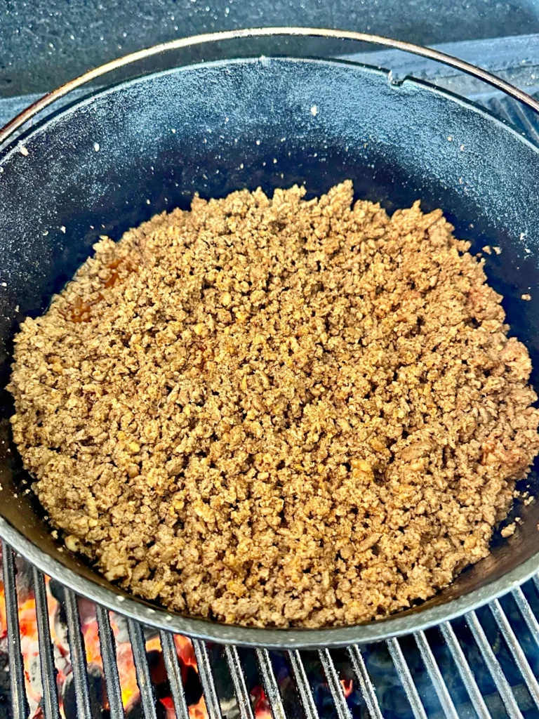 chorizo in the dutch oven