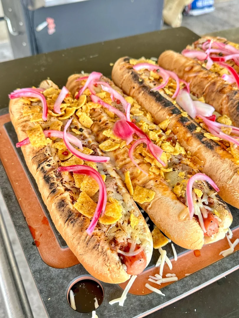 footlong chili cheese dogs