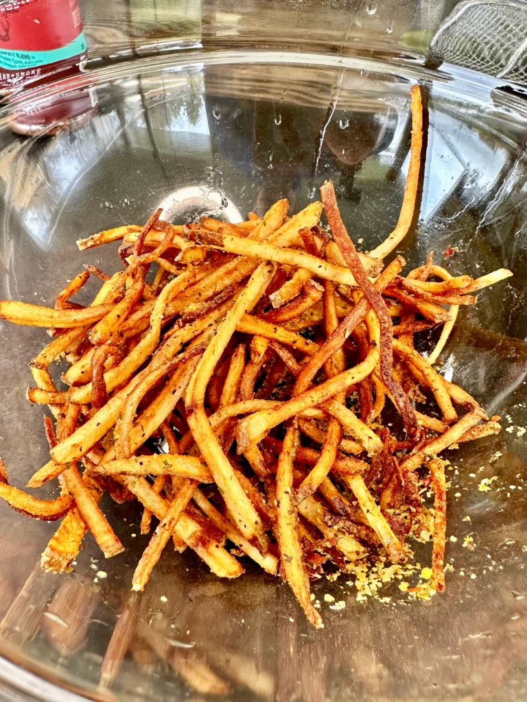 crispy shoe string fries